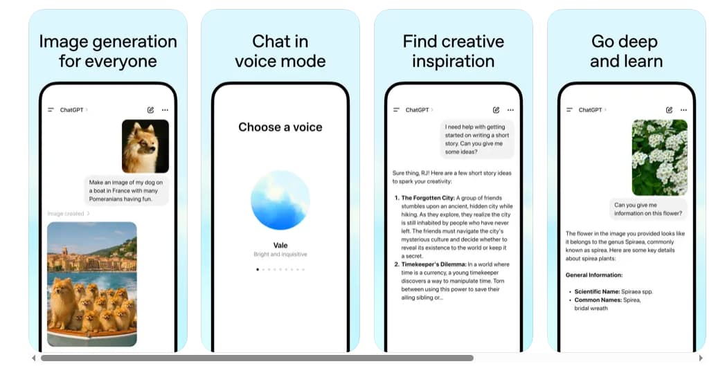 Najważniejsze funkcje aplikacji ChatGPT