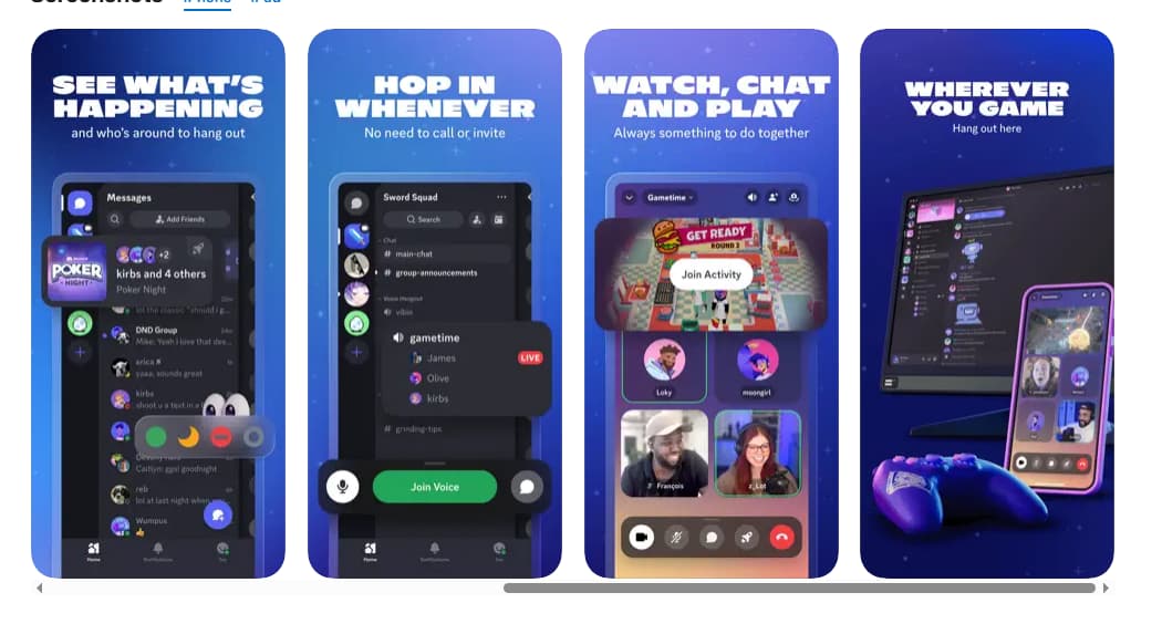 Funkcje czatu głosowego, tekstowego i wideo