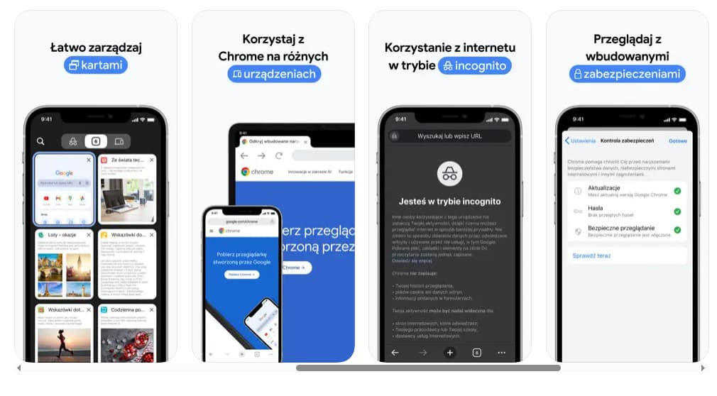 Najważniejsze funkcje Google Chrome