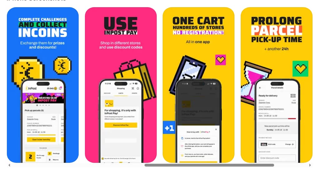 Najważniejsze funkcje InPost Mobile