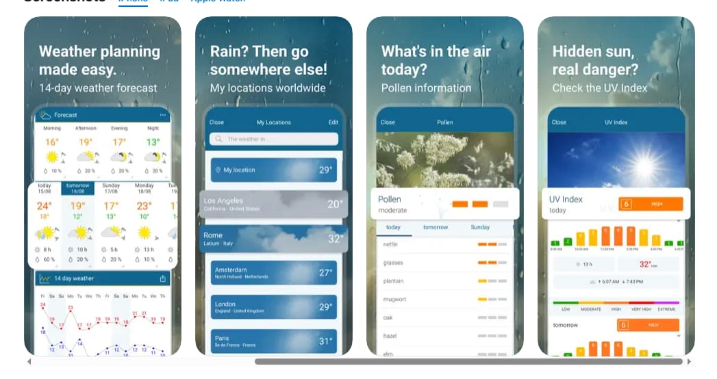 Jak korzystać z aplikacji Pogoda & Radar?