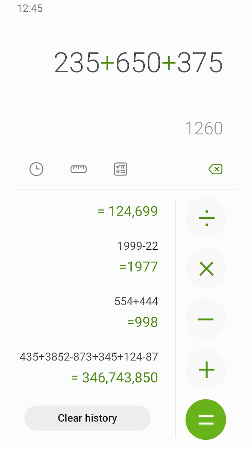 Kluczowe funkcje aplikacji Samsung Calculator