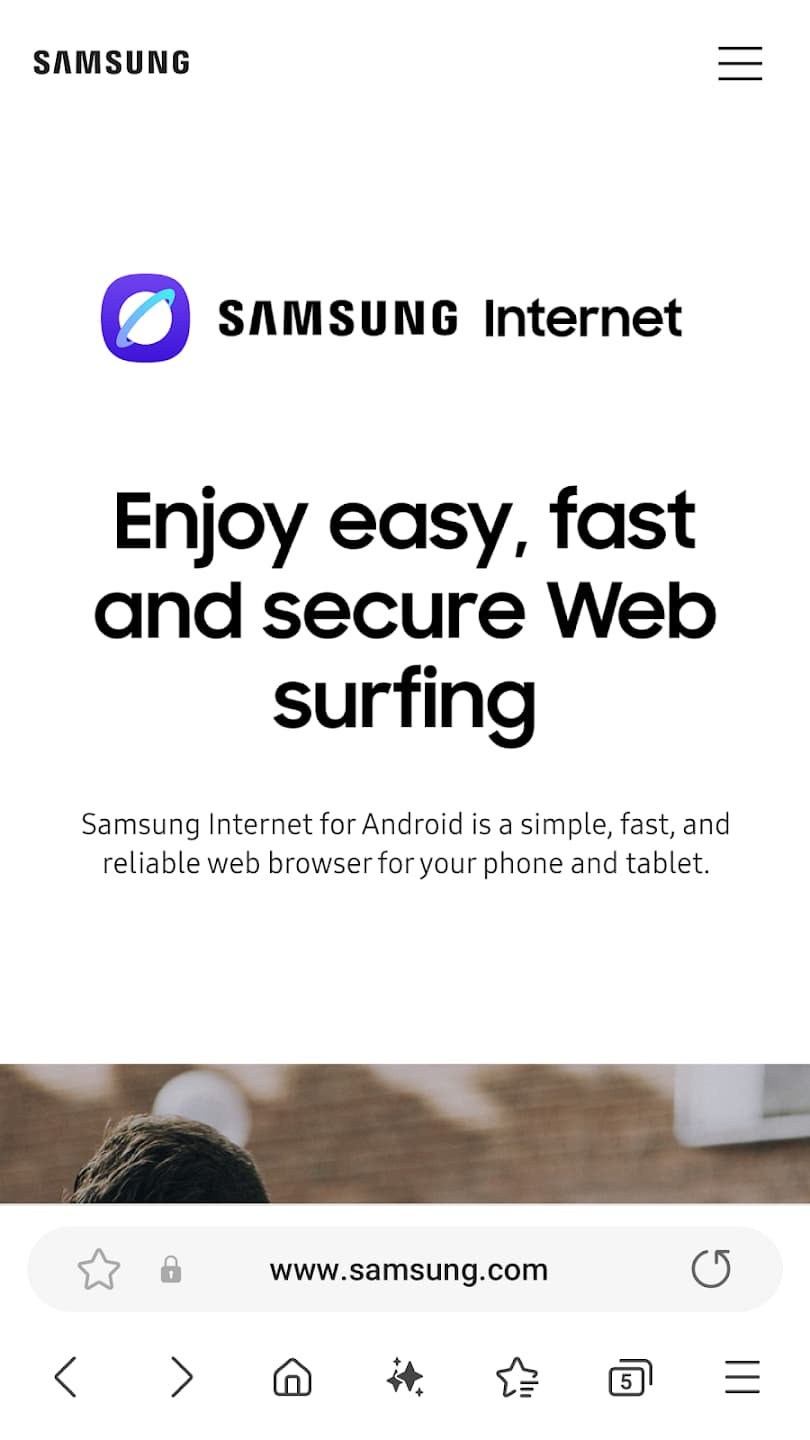 Kluczowe funkcje Samsung Internet Browser