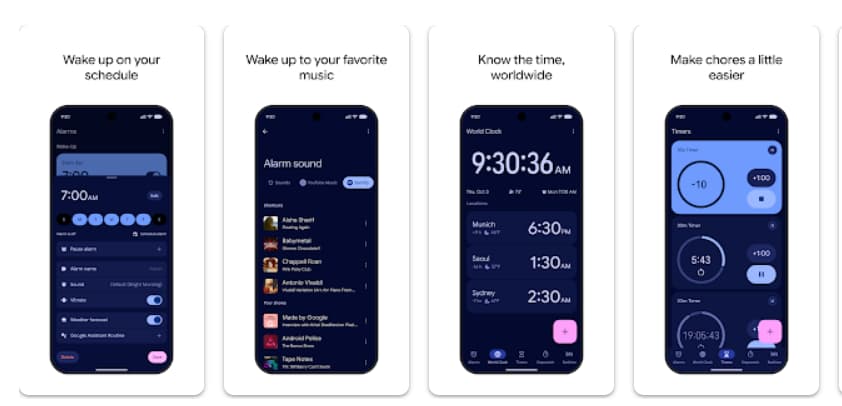 Najważniejsze funkcje aplikacji Zegar